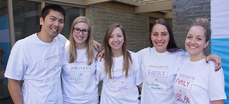 UBC celebrates CaRMS Match Day 2015 - MD Undergrad Education, UBC